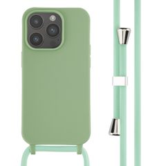 imoshion Siliconen hoesje met koord iPhone 14 Pro - Groen