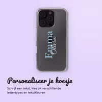 Hoesje met eigen foto en/of tekst Apple iPhone 16 Pro - Naam