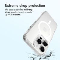 Accezz Xtreme Impact Back Cover with MagSafe Apple iPhone 16 Pro - Transparent