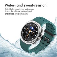 imoshion Ocean Silicone Band Samsung Galaxy Watch 9 (40/44mm) / Watch 8 (40/44mm) / Classic (46mm) - Dark Green