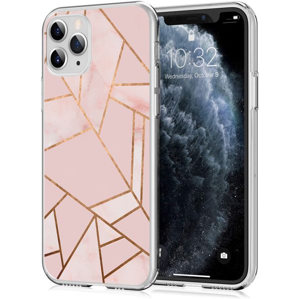 imoshion Design hoesje iPhone 11 Pro - Grafisch Koper / Roze