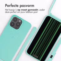 imoshion Siliconen hoesje met koord Apple iPhone 15 Pro Max - Mintgroen