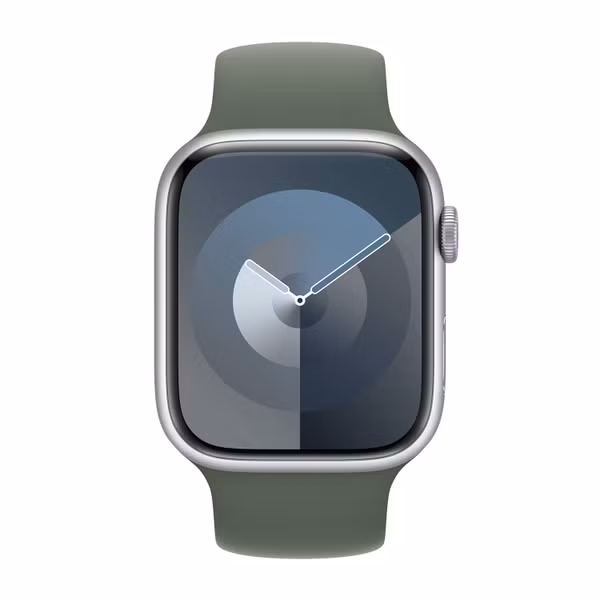 Apple Siliconen solobandje Apple Watch | 38/40/41/42 mm - Maat 8 - Cypress