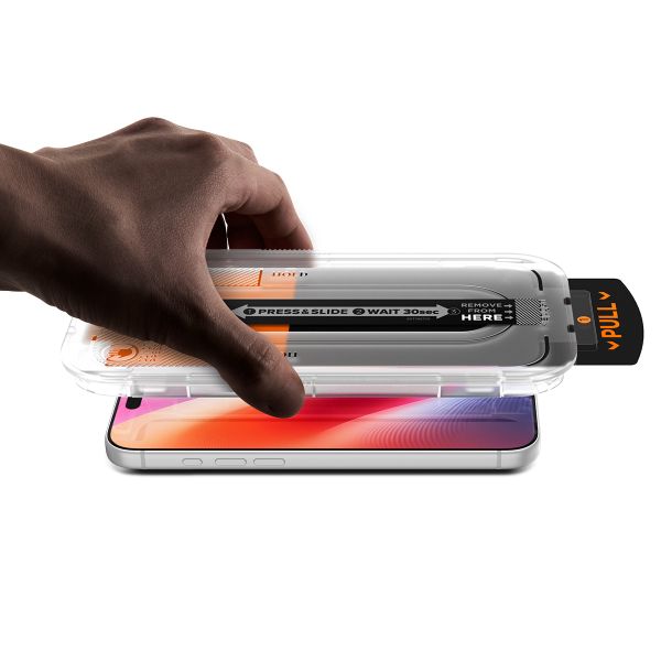 Spigen GLAStR Privacy EZ Fit Screenprotector + Applicator - 2-pack Apple iPhone 18 Pro