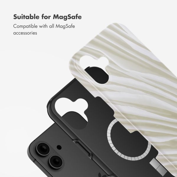 Selencia Vivid Back Cover with MagSafe Apple iPhone 16 - Nature Light Brown