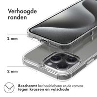 Accezz Xtreme Impact Backcover Apple iPhone 16 Pro Max - Transparant
