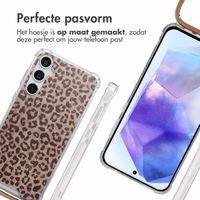 imoshion Design hoesje met koord Samsung Galaxy A55 - Leopard Mood