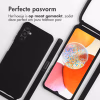 imoshion Siliconen hoesje met koord Samsung Galaxy A14 (5G) - Zwart