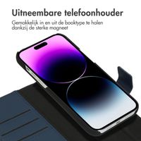 Accezz Premium Leather 2 in 1 Wallet Bookcase Apple iPhone 14 Pro Max - Donkerblauw