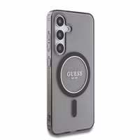 Guess MagSafe IML Glitter Gradient Case Samsung Galaxy S25 - Zwart