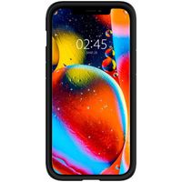 Spigen Tough Armor Backcover Apple iPhone 12 (Pro) - Zwart