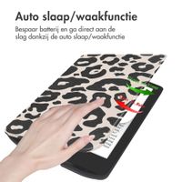 imoshion Design Slim Soft Case Sleepcover Pocketbook Verse / Verse Pro / Verse Pro Color / Vivlio Light / Light HD - Leopard