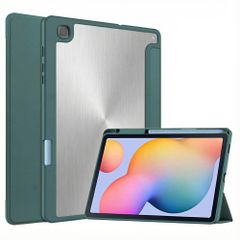 imoshion Trifold Hardcase Bookcase Samsung Galaxy Tab S6 Lite (2020/2022/2024) - Groen