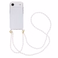 imoshion Backcover met koord + armband - Parels Apple iPhone Air - Transparant
