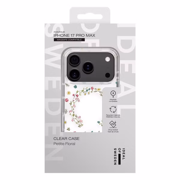 iDeal of Sweden Clear Case MagSafe Apple iPhone 17 Pro Max - Petite Floral