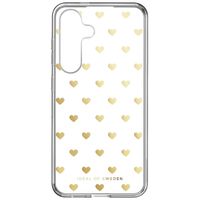 iDeal of Sweden Mirror Case Samsung Galaxy S24 - Golden Hearts