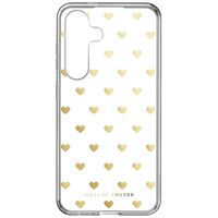 iDeal of Sweden Mirror Case Samsung Galaxy S24 - Golden Hearts