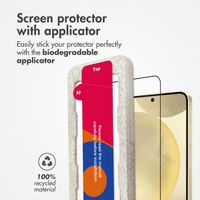 Accezz Tempered Glass Full Cover Screenprotector with Applicator Samsung Galaxy S25 Plus