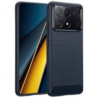 imoshion Brushed Backcover Xiaomi Poco X6 Pro - Donkerblauw