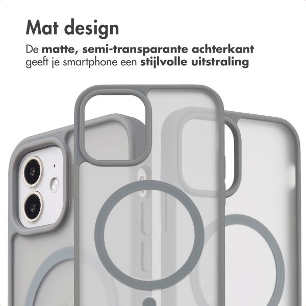 imoshion Color Guard Backcover met MagSafe iPhone 12 (Pro) - Grijs