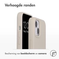Accezz Liquid Silicone Backcover met MagSafe Apple iPhone 14 / 13 - Stone
