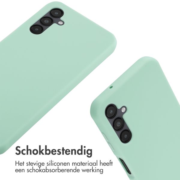 imoshion Siliconen hoesje met koord Samsung Galaxy A14 (5G/4G) - Mintgroen