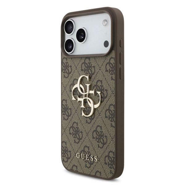 Guess 4G Metal Logo Backcover Apple iPhone 17 Pro Max - Bruin