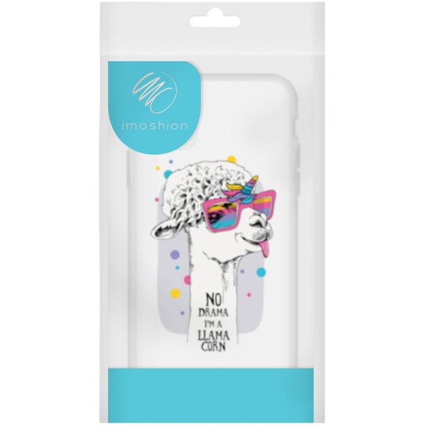 imoshion Design hoesje Samsung Galaxy S22 - Llama - Wit