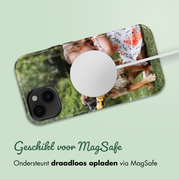 Ontwerp je eigen tough case met MagSafe Apple iPhone 14 - Wit