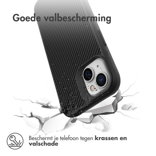 imoshion Rugged Hybrid Carbon Case iPhone 14 Plus - Zwart