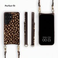 Selencia Nova Real Leather Back Cover with Card Holder Samsung Galaxy S26 Ultra - Fawn Chic