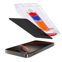 Accezz Gehard Glas Privacy Screenprotector + Applicator Apple iPhone 16 Pro Max
