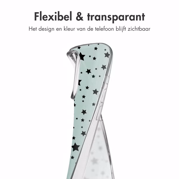 imoshion Design hoesje iPhone 14 - Stars Mint