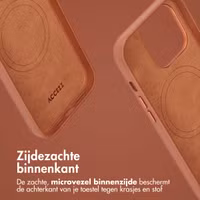 Accezz Leather Bookcase 2-in-1 met MagSafe Apple iPhone 14 Pro - Sienna Brown