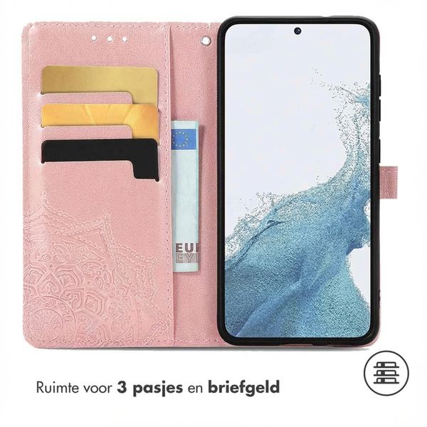 imoshion Mandala Bookcase Samsung Galaxy S23 - Rosé Goud