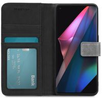 imoshion Luxe Bookcase Oppo Find X3 Pro 5G - Grijs