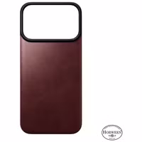 Nomad Magnetic Leather Backside Apple iPhone 18 Pro / 17 Pro - Burgundy