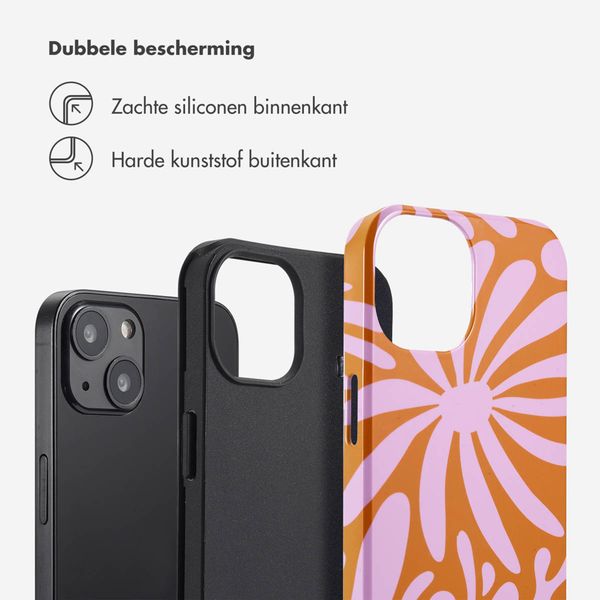 Selencia Vivid Backcover Apple iPhone 13 - Modern Bloom Pink