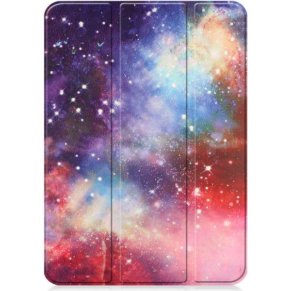 imoshion Design Trifold Case Apple iPad 11 (2025) 11 inch A16 / iPad 10 (2022) 10.9 inch - Space