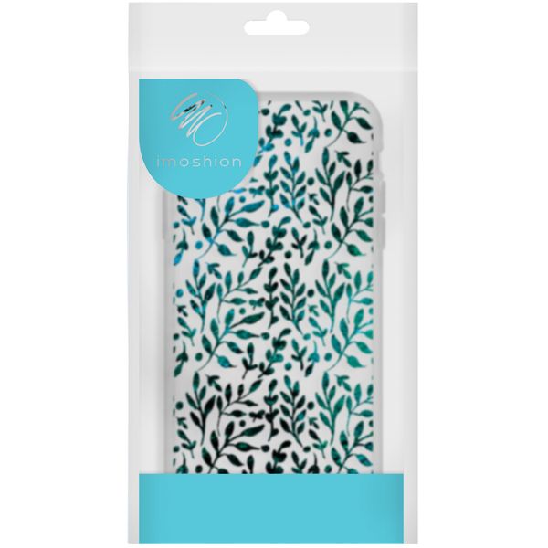 imoshion Design hoesje iPhone 12 (Pro) - Bladeren - Groen