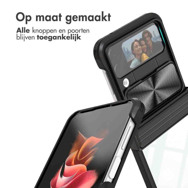 imoshion Camslider Backcover Samsung Galaxy Z Flip 4 - Zwart