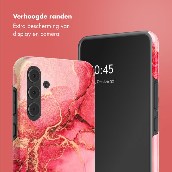 Selencia Vivid Tough Backcover Samsung Galaxy A55 - Rosy Marble
