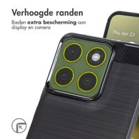 imoshion Brushed Backcover Motorola Edge 70 - Zwart