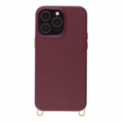 Selencia Rivièra MagSafe Backcover met afneembare haakjes Apple iPhone 13 Pro - Bold Burgundy
