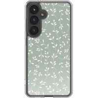 imoshion Design hoesje Samsung Galaxy S24 - Smoke Green Flowers