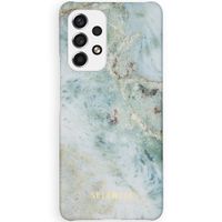 Selencia Maya Fashion Backcover Samsung Galaxy A53 - Marble Blue