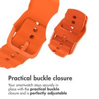 imoshion Wave Silicone Band Samsung Galaxy Watch 9 (40/44mm) / Watch 8 (40/44mm) / Classic (46mm) - Orange