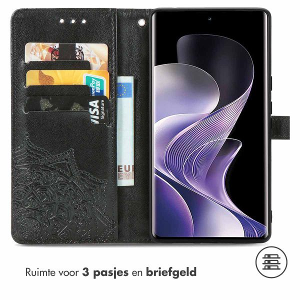 imoshion Mandala Bookcase Xiaomi Redmi Note 14 Pro (5G) - Zwart