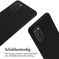 imoshion Siliconen hoesje met koord Samsung Galaxy S20 - Zwart