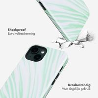 Selencia Vivid Backcover met MagSafe Apple iPhone 14 - Nature Grayed Jade